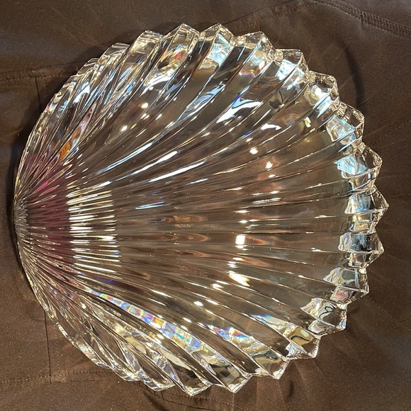 Waterford Crystal clamshell serving bowel.  Vintage, never used - Picture 5 of 5
